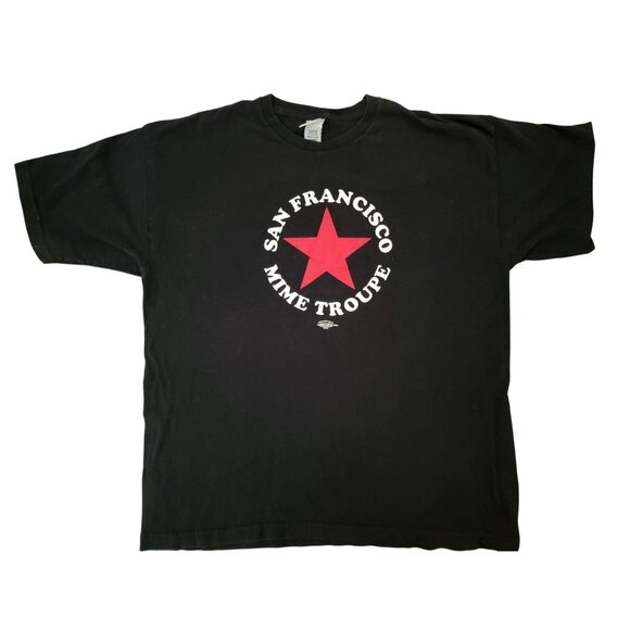 Alliance Graphics Other - VTG San Francisco Mime Troupe Black T-Shirt X-Large Alliance Graphics 100% Cotto